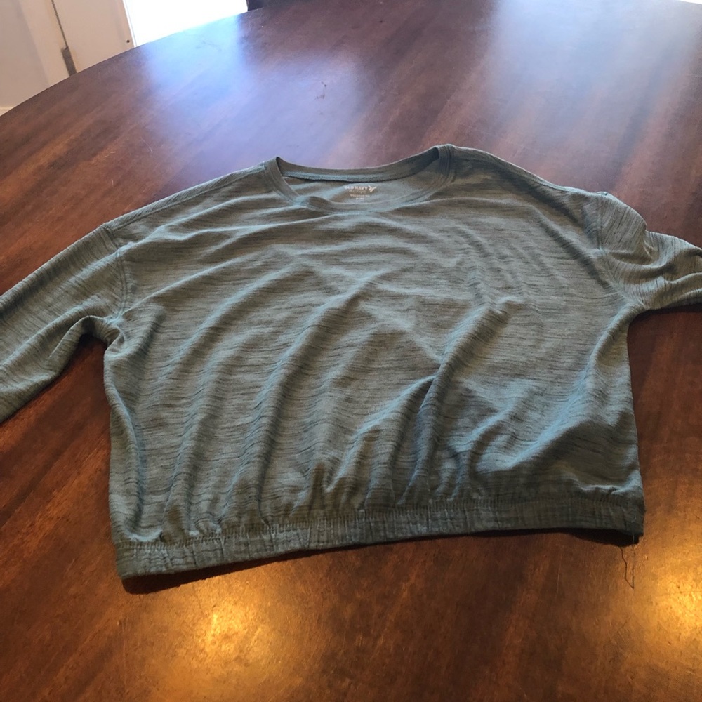 OLD NAVY ACTIVE green crop top